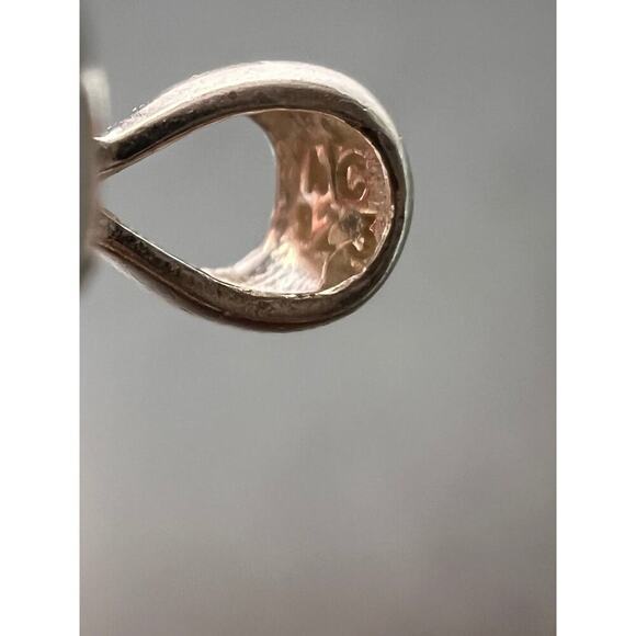 NEW Pink tourmaline sterling silver pendant 1.29 grams - Picture 5 of 11